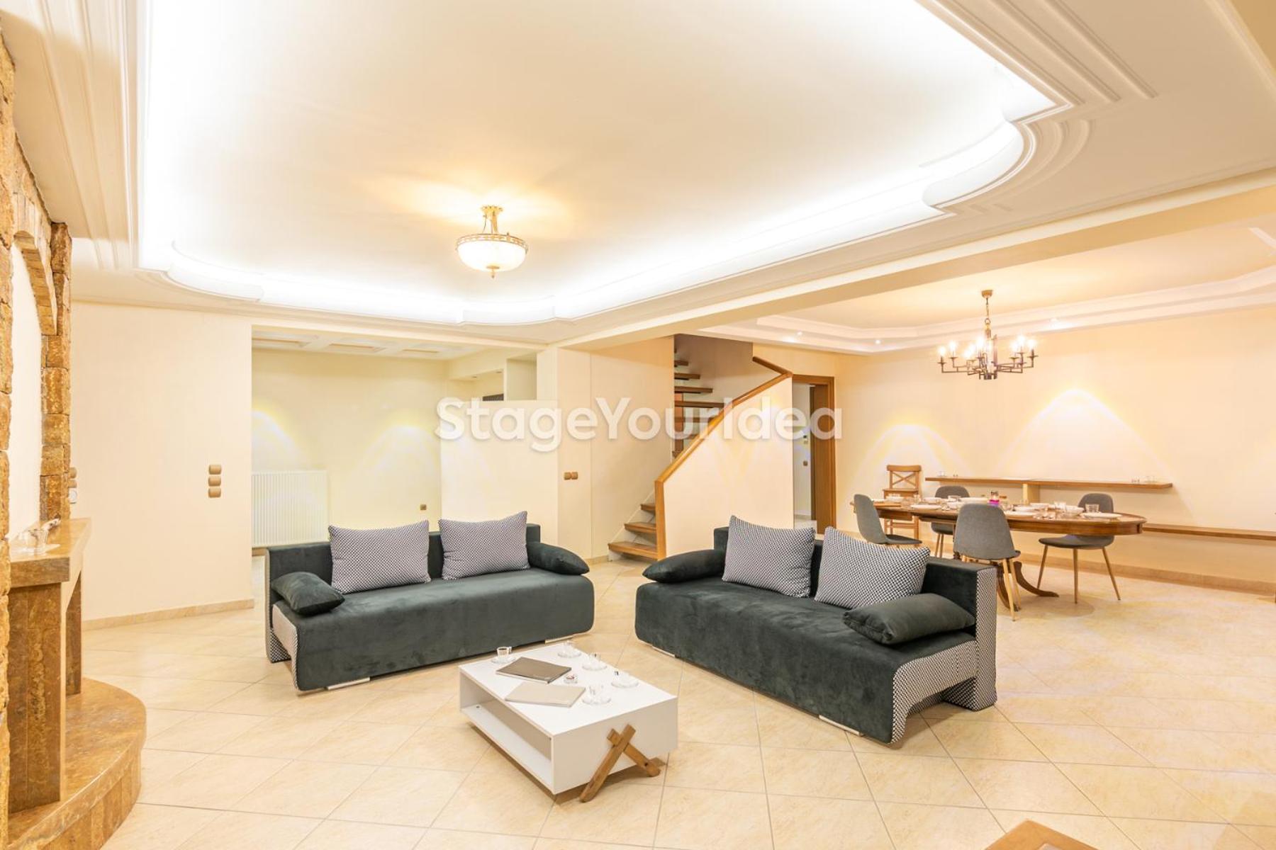 Luxury Appartment, Only 7 Minutes From Thessaloniki Airport And 15 Minutes From City Center ,For 8-23 People Also For Gatherings And Parties Neon Rysion Luaran gambar