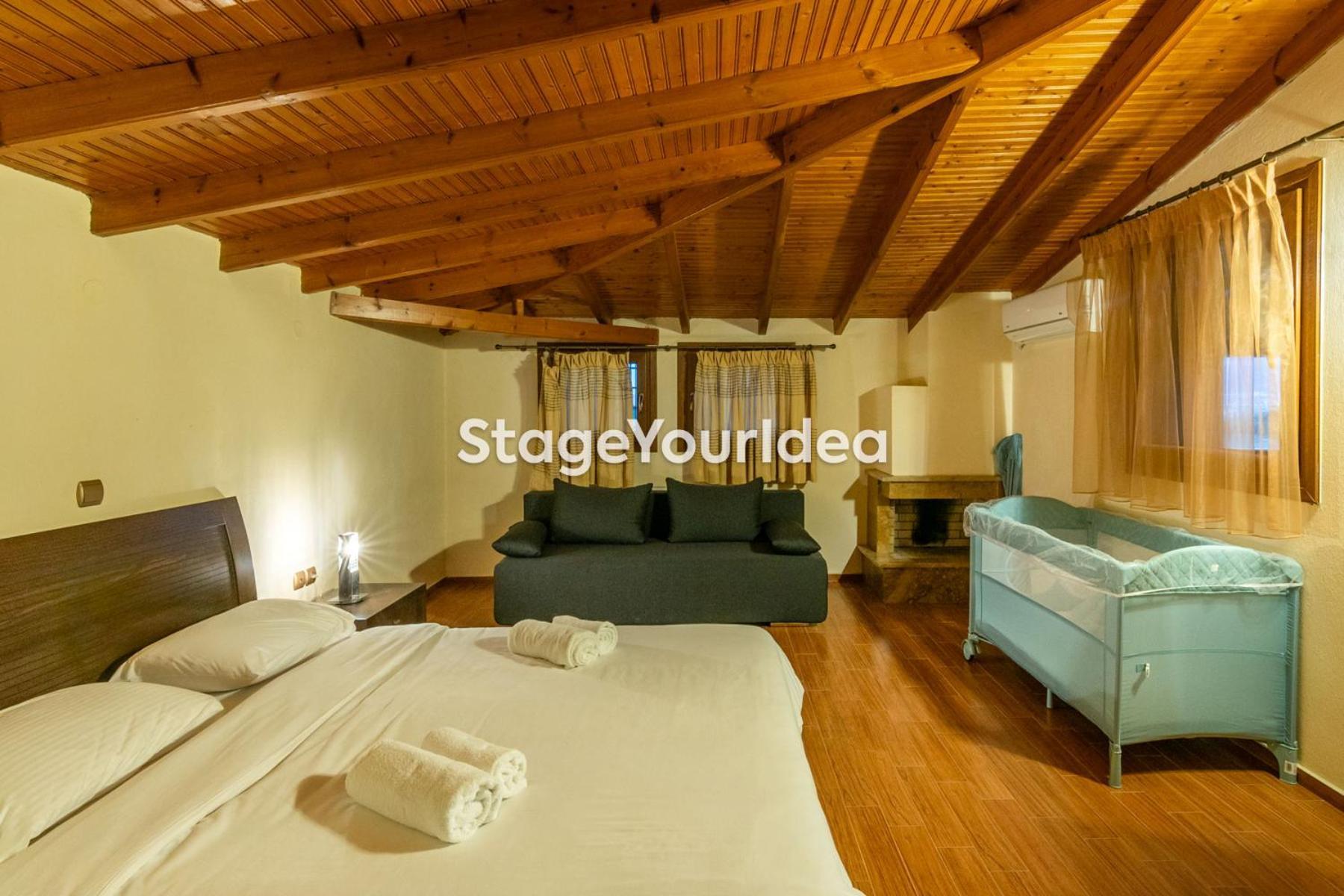Luxury Appartment, Only 7 Minutes From Thessaloniki Airport And 15 Minutes From City Center ,For 8-23 People Also For Gatherings And Parties Neon Rysion Luaran gambar